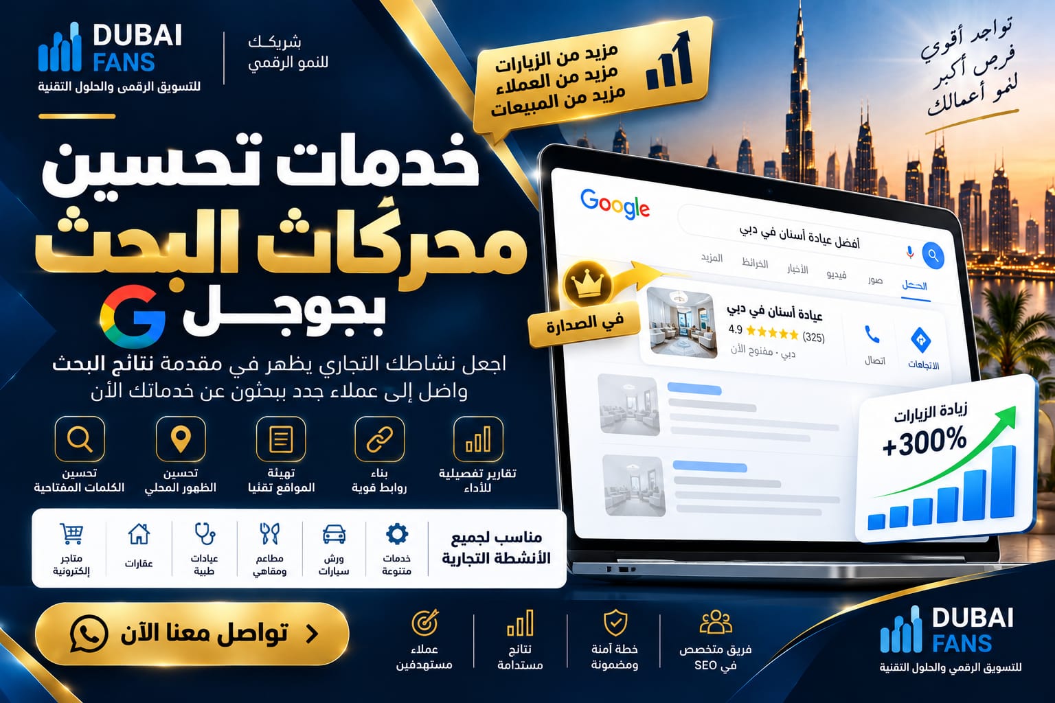 تحسين محركات البحث SEO والظهور في Google